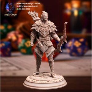 Ervion ro Estel Miniatura de Resina, RPG, Dungeons and dragons, boardgame e outros
