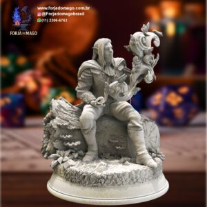Baelgor Varn Miniatura Resina, RPG, Dungeons and dragons, boardgame e outros