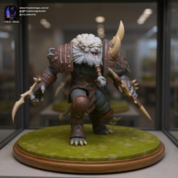 League of Legends-Rengar Action Figure, Anime - Forja do Mago